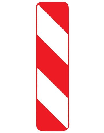 VKZ.605-20, 1000x250mm Leitbaken rechtsw eisend RAL-Gütezeichen Folie RA2 - Neutral