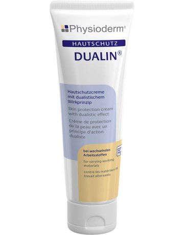 Hautschutzcreme Dualin, 1L Neptuneflasch e Hautschutzcreme Physioderm