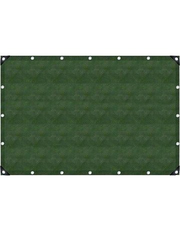 Gewebeplane oliv 3x4m UV-stabilis. Ösen 50 cm - Neutral