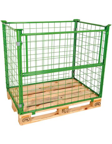 Gitteraufsatzrahmen 80cm RAL 6017 10x10 - Neutral