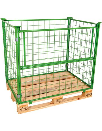 Gitteraufsatzrahmen 100cm RAL 6017 10x10 - Neutral