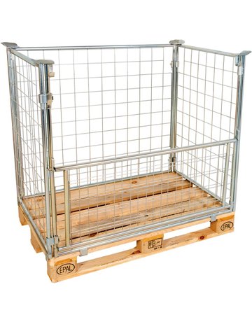 Gitteraufsatzrahmen 100cm blau verzinkt 10x 10 - Neutral