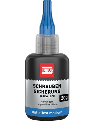 Schraubensicherung mittelfest, blau, 20g INBUS