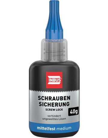 Schraubensicherung mittelfest, blau, 40g INBUS