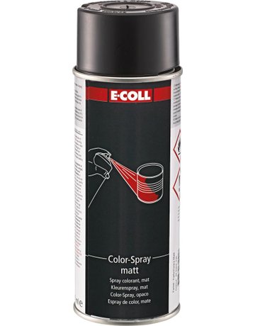 Color-Spray matt 400ml tiefschwarz E-COL L - E-COLL