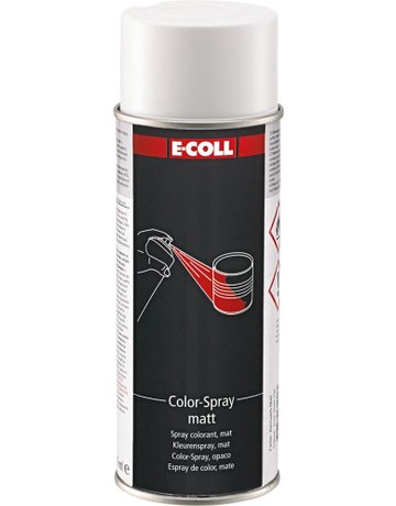 Color-Spray matt 400ml reinweiss E-COLL