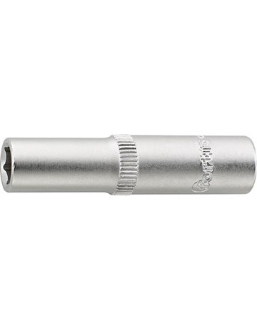Steckschlüsseleinsatz 6-kant 1/4"" 7mm l ang FORTIS