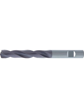 Spiralbohrer VHM TiAlN Typ UNI Schaft HB Innenkühlung 5xD 6,4mm FORTIS