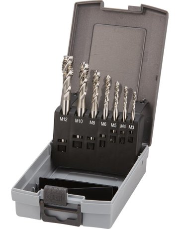 Maschinengewindebohrer- Set HSSE Typ GL/ GS 40Grad M3-M12 FORTIS