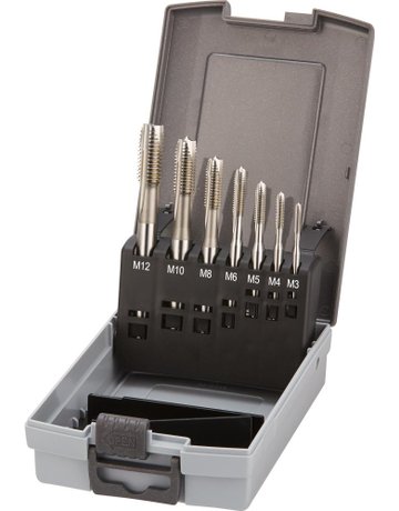 Maschinengewindebohrer- Set HSSE DIN371/ 376 Form B M3-M12 FORTIS
