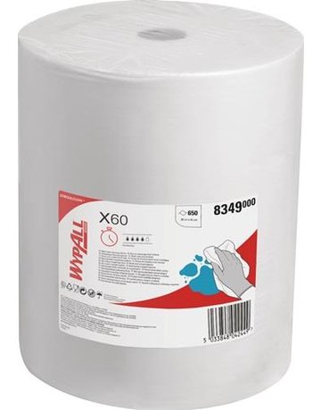Bild WYPALL X60 Reinigungstücher 32,3x32,3cm Großrolle-0