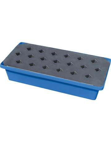 PE-Auffangwanne mit Rost für Kleingebind e 80,5x40,5x17cm, 31 Liter - n.a.