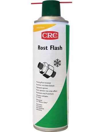 Bild ROST FLASH 500 ml Spray Rostlöser mit Kä lteschock CRC Industrie-0