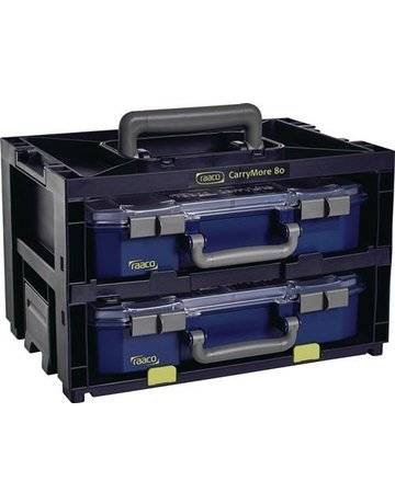 Bild CarryMore 80x2 mit 2 CL 80 4x8-9 Farbe: schwarz - RAACO-0