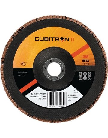 Bild Fächerschleifscheibe 967A 125mm Cubitron II P40+ 3M-0