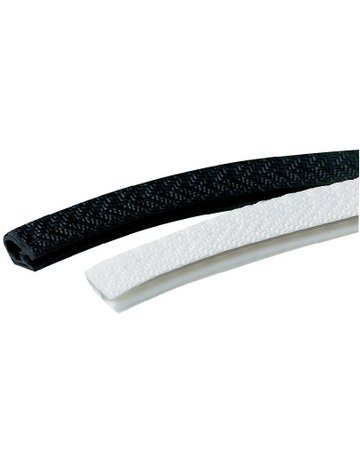 Kantenschutz flexibel schwarz, mit Moosgummi, Klemmbereich 1,5-5,0mm, 10,2x54mm - Neutral