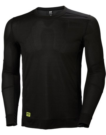 Langarmhemd LIFA, Gr. L, schwarz - Helly Hansen