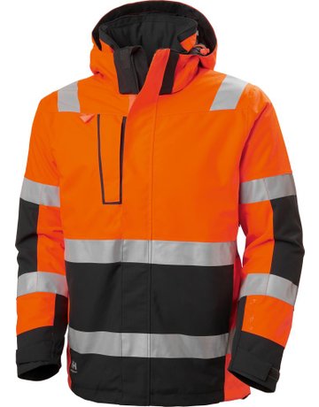 Winterjacke ALNA, warnorange/ebony, Gr. 2 XL, Helly Hansen