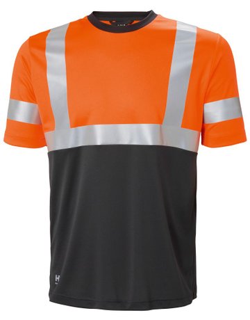Warn-T-Shirt ADDVIS, orange, Gr. L - n.a.