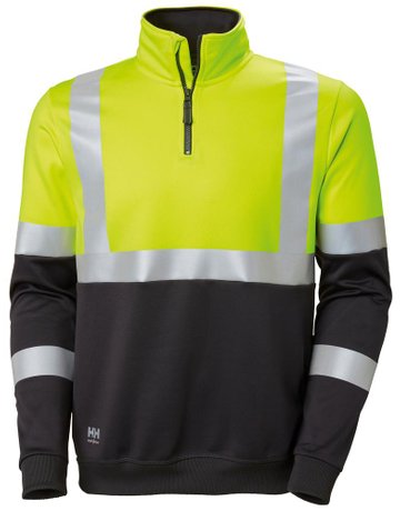 Warn-Sweat-ZIP, gelb, Gr. L - n.a.