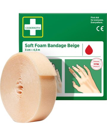 Schaumbandage 3cm x 4,5m - CEDERROTH