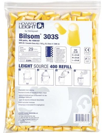 Bild Gehörschutzstöpsel Bilsom 303S(Nachfüllp .a 200 Pr.) Honeywell-0