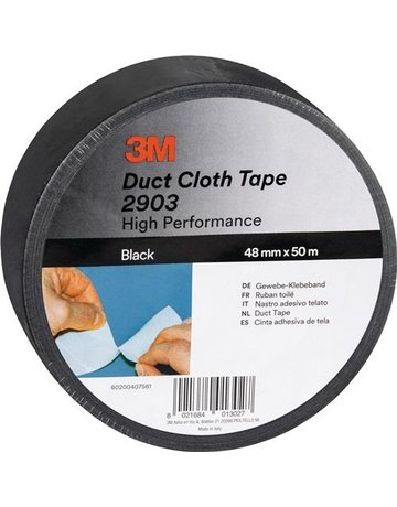 Bild Gewebe-Klebeband 1909 48mmx50m schwarz 3 M - 3M-0