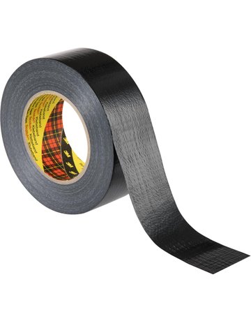 Formflexibles Universal Gewebeklebeband 2904 Schwarz, 48 mm x 50 m 3M