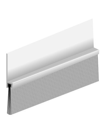 Bild Türbodendichtung alu IBS 70 250cm Bürste nh. 29mm - ELLEN-0