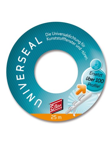 Bild Universeal-Dichtung Rolle à 25 mtr schwarz - ELLEN-1
