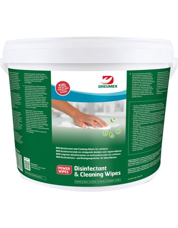 Desinfektion- & Reinigungstuch 800 Tüche r in Eimer - DREUMEX