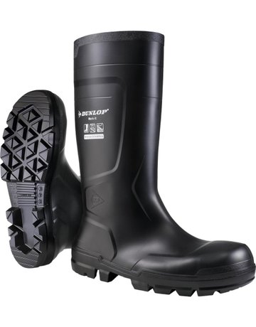 Stiefel WORK-IT BLACK PVC SR LO LG S5 Gr .49 DUNLOP