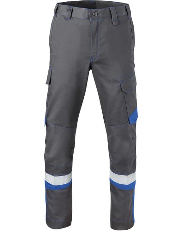 Bundhose, 80340 Gr. 58, kohlengrau/blau - HAVEP