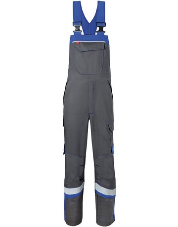 Latzhose, 20288 Gr. 62, kohlengrau/blau - HAVEP