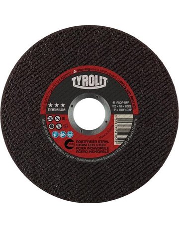Bild Trennscheibe INOX PREMIUM 125 x 1,0 mm g erade Tyrolit-0