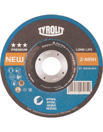 Schruppscheibe Z-MAX 115x4mm ZA24S-BFX T yrolit - TYROLIT