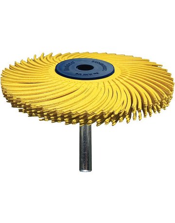 RadialschleifSchaftbürste Ø 76x6,4mm A80 gelb Typ TC, S6x40mm Tyrolit