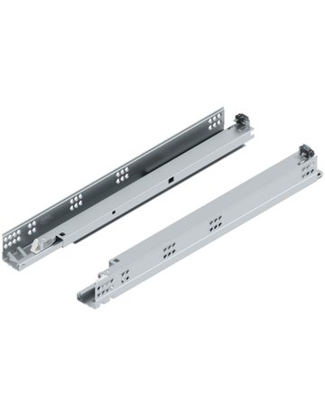 TANDEM plus TIP-ON Vollauszug, Führung, 30 kg, NL=480 mm, für Kupplung, links/rechts, verzinkt - Blum