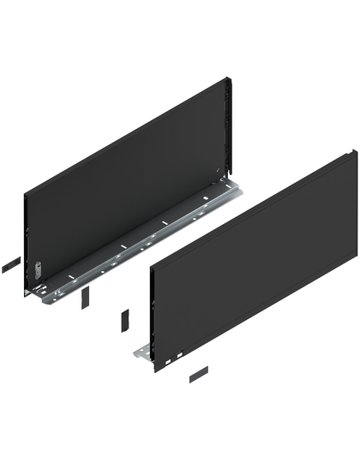 LBX Zargen pure, Höhe F (241 mm) NL=550 mm, carbonschwarz matt - Blum