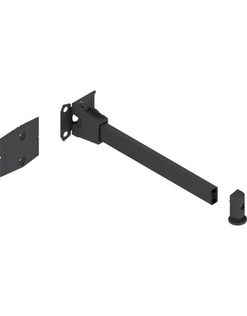 REVEGO duo, Türabstützung nach innen (Set), NL=350 mm, schwarz - Blum