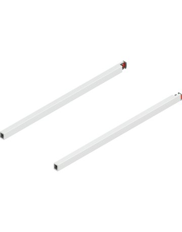 MERIVOBOX Längsreling, NL=450 mm, links/rechts, seidenweiss matt - Blum