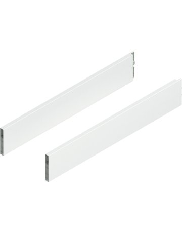 MERIVOBOX BOXCAP, NL=600 mm, Höhe E, links/rechts, seidenweiss matt - Blum
