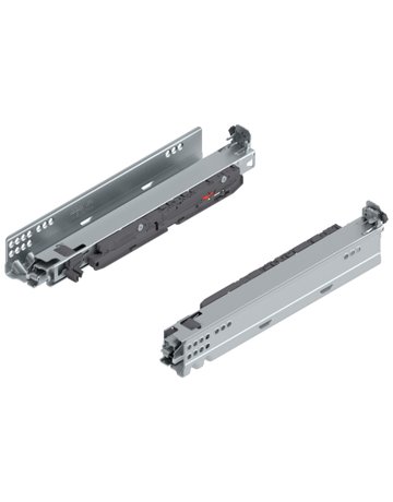 MOVENTO mit BLUMOTION S, Vollauszug, Führung, 40 kg, NL=320 mm, für Kupplung, links/rechts, verzinkt