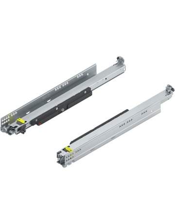 MOVENTO mit TIP-ON, Vollauszug, Führung, 70 kg, NL=500 mm, für Kupplung, links/rechts, verzinkt - Blum