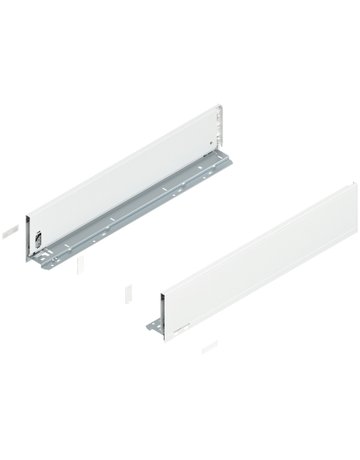 LEGRABOX Zarge, Höhe K (128.5 mm), NL=600 mm, links/rechts, für LEGRABOX pure, seidenweiss matt - Blum