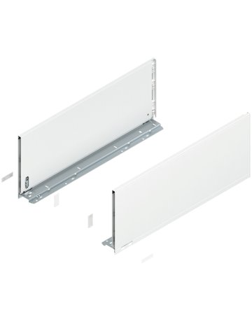 LEGRABOX Zarge, Höhe F (241 mm), NL=600 mm, links/rechts, für LEGRABOX pure, seidenweiss matt - Blum