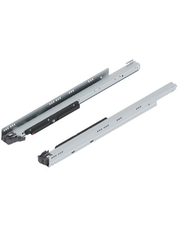 LEGRABOX Korpusschiene mit TIP-ON, Vollauszug, 70 kg, NL=650 mm, links/rechts, verzinkt - Blum