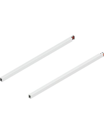 MERIVOBOX Längsreling, NL=500 mm, links/rechts, seidenweiss matt - Blum