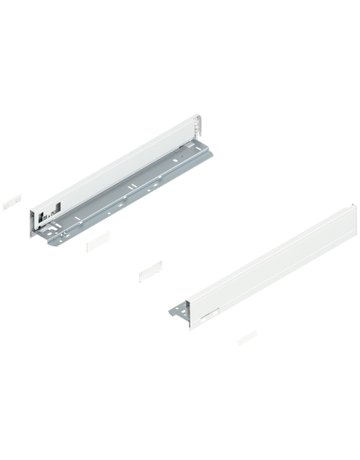 LEGRABOX Zarge, Höhe N (66.5 mm), NL=450 mm, links/rechts, für LEGRABOX pure, seidenweiss matt - Blum