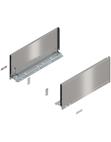 LEGRABOX Zarge, Höhe C (177 mm), NL=400 mm, links/rechts, für LEGRABOX pure, inox-gebür.-lackiert - Blum